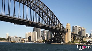 Amity Rose and Cassie Del Isla assfucked in a group sex