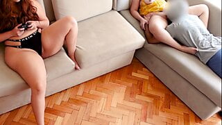 He Fucked Me While My Friend Is Playing Video games