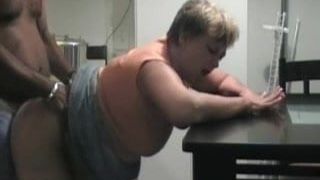 fat mature stepmom gets interracial