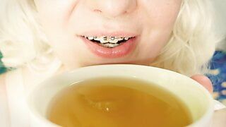 ASMR video – SFW clip and RELAX SOUNDS – have a tea with me!