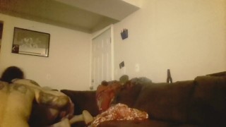 Big tittied wife gets fucked hard and husband sucks big cock