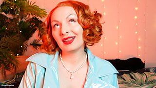 ASMR video – lipstick process – MILF with braces