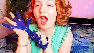 Latex Ripped Damaged Gloves – Destroyed Rubber Gloves – Fetish video