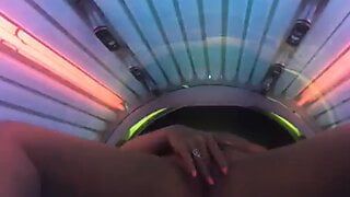 Tanning bed fun