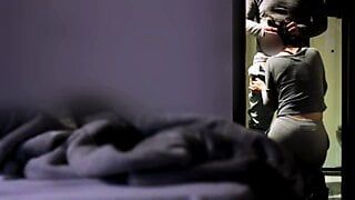 The barbecue in the backyard and the married Branquinha de Leite sucking her friend’s dick in the bathroom.