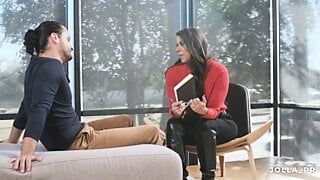 I finally got my psychology patient to fuck me in my office