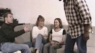 Aunt and not her niece in foursome action