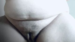 Squirting several times while dildo fucking