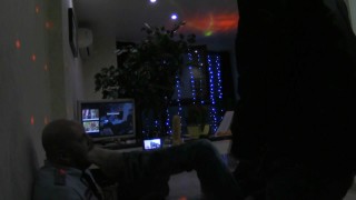 CRAZY hard THREESOME BDSM session with 2 SKINHEADS and POLICE SLAVE – HARD GAGGING, SLAP and FOOT